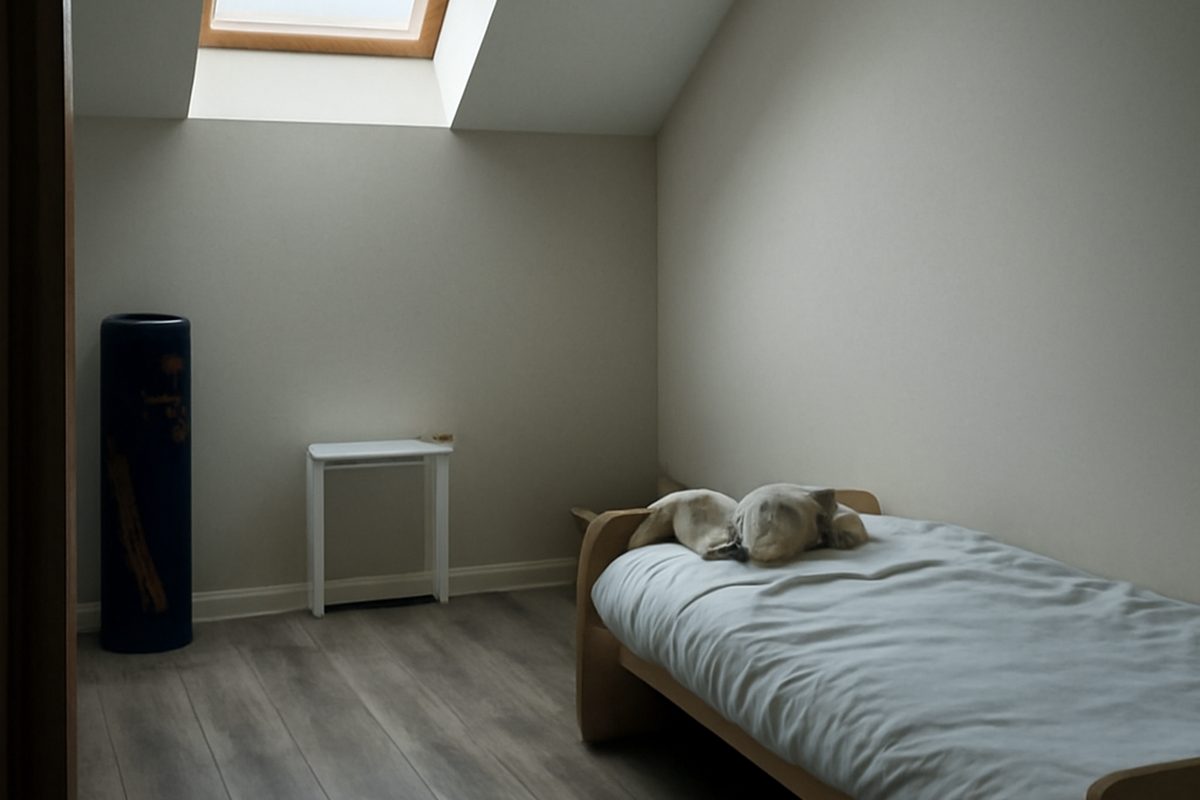 Chambre sur garage avant